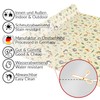 ANRO Tablecloth, Oilcloth, Wipeable Waxed Table Cover, Washable Tablecloth