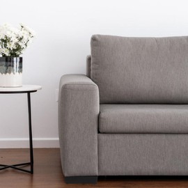 Black Plastic Sofa Feet Set of 4, 5cm Height Bed Risers for Furniture Support, Durable Seven-Shaped Legs for Couch, Dresser and Bed, Elevating Design