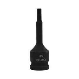 PENCK 5mm Impact Socket 1/2 Drive Allen Bit Socket, Hex Impact Bit Socket, Cr-Mo Steel