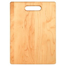 Maple Cutting Board with Handle - Wedding, Engagement, Anniversary, Housewarming, Birthday, Corporate Gift (Medium: 11 1/2''x8 3/4'')
