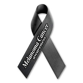 Melanoma Awareness Ribbon Magnet by Magnet America Is 6.875" x 4.5" Made for Vehicles and Refrigerators