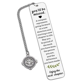 Farewell Gifts for Coworkers, Coworker Leaving Gifts for Women, Goodbye Going Away Gifts for Coworkers Women, Retirement Bookmark Gifts for Boss Manager Teacher Employee, New Job Gift for Woman