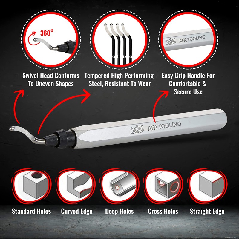AFA Tooling - Deburring Tool with 16 High Speed Steel