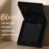 UCANBE Black Single Eyeshadow Palette, Highly Pigmented Matte Eye Shadow