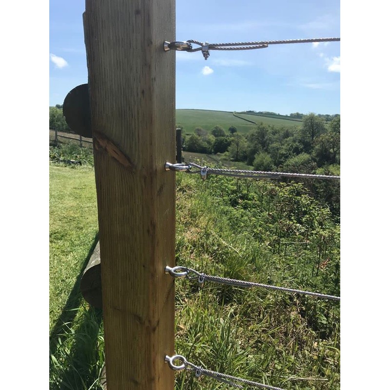 10pcs M6 Stainless steel eye bolt A4 316 marine grade