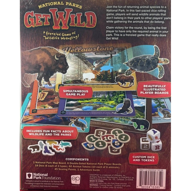 GAME National Parks GET WILD GAME