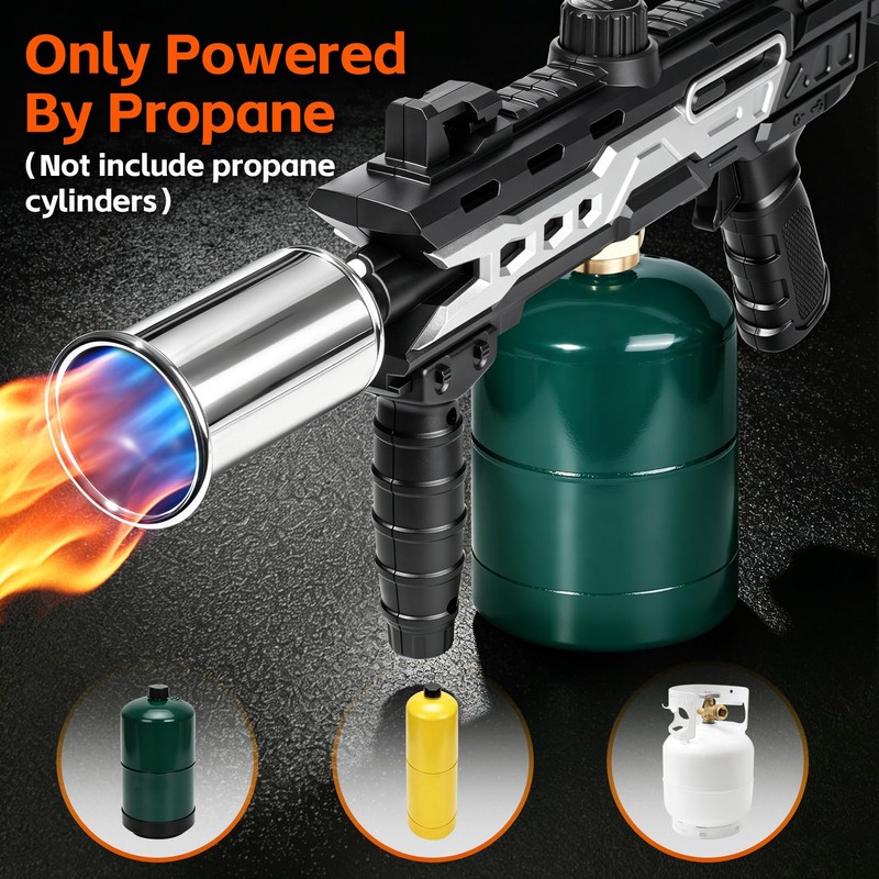 Teupoa Propane Torch Gun Adjustable Flame High-Output Cooking Blow Torch