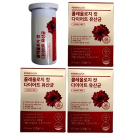 Coleology Lactobacillus Coleology Cut Lactobacillus Total 60 capsules / 콜레올로지 유산균 콜레올로지 컷 유산균 총 60캡슐