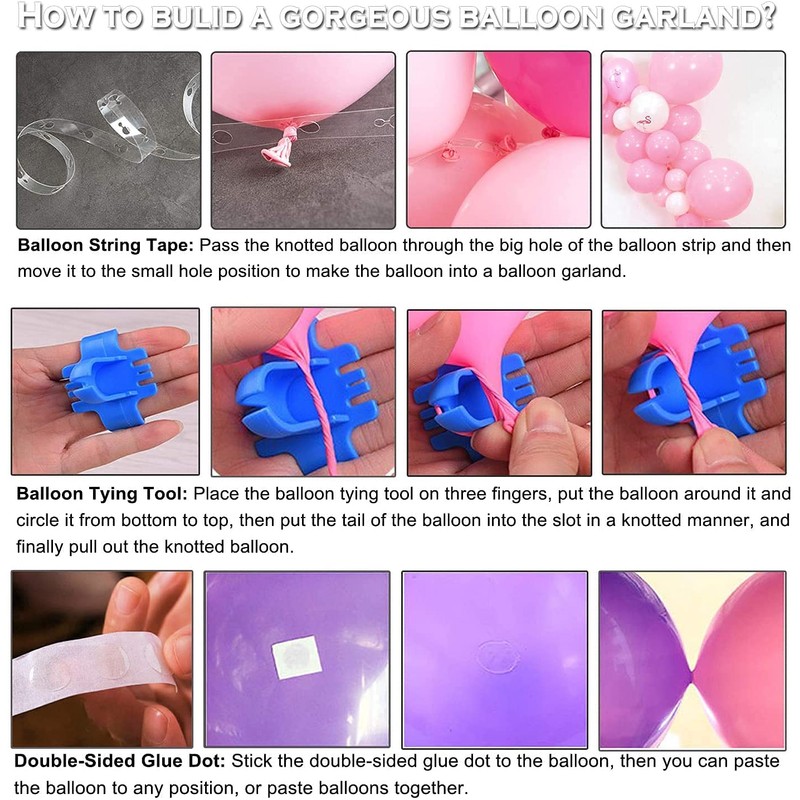 ネイビーブルー シルバーバルーンアーチガーランドキット 124個パック ネイビーシルバー ホワイト 紙吹雪バルーン バルーンアクセサリーとLEDストリングライト付き 卒業式 ベビーシャワー 結婚式