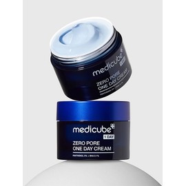 Medicube Zero Pore One-Day Cream 50 ml - Pore Refining Cream with Panthenol, Salicylic Acid and Niacinamide - Korean Skin Care