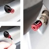 Dsycar Locking Valve Stem Caps Red (8 Pack), Anti Theft