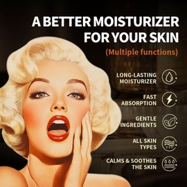 Beef Tallow and Honey Balm for Face, Organic Grass-Fed Beef Tallow for Skin, Tallow Face Moisturizer & Body Lotion for Women Dry Skin, Nourishing Beef Tallow Cream, Repair Hydrate Sensitive Skin 2PCS