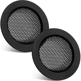 Retisee 2 Pcs Sink Strainer Stainless Steel Kitchen Sink Drain Strainer Basket Cover Mesh Hair Food Catcher, Large Wide Rim of 4.4 Diameter(Matte Black)