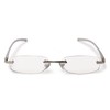 Visualites Pillow Lens Lightweight Aluminum Rimless Reading Glasses for Men