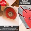 KSP-Tec® │8 Cutting Discs 125 x 1.0 mm [With Safety