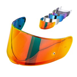 MXJ Gear Strada 2 Visor for Sedici Strada 2 and for Strada 3 Face Shield Helmet Visor Accessories for FT2 VECTOR FF801 FF397 (Chrome Red)
