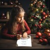 Christmas Letter Paper / Envelope Set with Santa Claus Printed