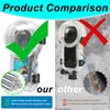 Insta 360 X5 Invisible Dive Case, Quick Release Mount Splash