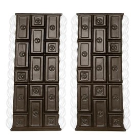 Department 56 Village Collection Accessories Cocoa and Cream Chocolate Bar Straight Road Landscape Figurine Set, 5.3 Inch, Multicolor