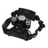 3LED 1T6+2R2 Aluminum Alloy Charging Strong Light Waterproof Head Lamp