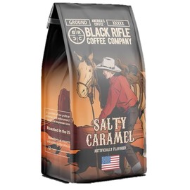 Black Rifle Coffee Company Salty Caramel, Medium Roast Ground Coffee, 11 OZ Bag