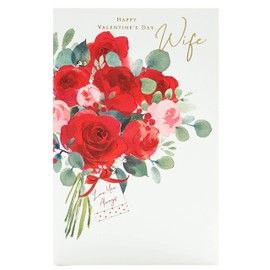 UK Greetings - Wife Valentine's Day Card, Valentine's Day Card for Wife, Valentine's Day Card for Her, for My Wife Valentine's Card, Romantic Card for Wife