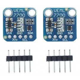 PAMEENCOS 2 pcs VEML7700 Ambient Light Sensor Module 16-bit I2C Interface Bright Light Sensor for QWIIC