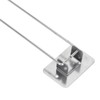 195‑345mm RV Shower Corner Storage Bar Stainless Steel Adjustable Bathroom