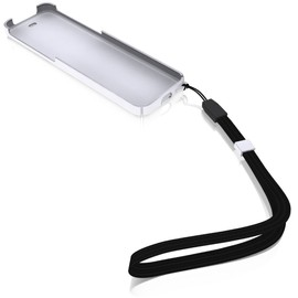 White NeoFit Case - A Protective Case with Wrist Strap for The V4 Apple TV Remote (NOT The Latest V5)