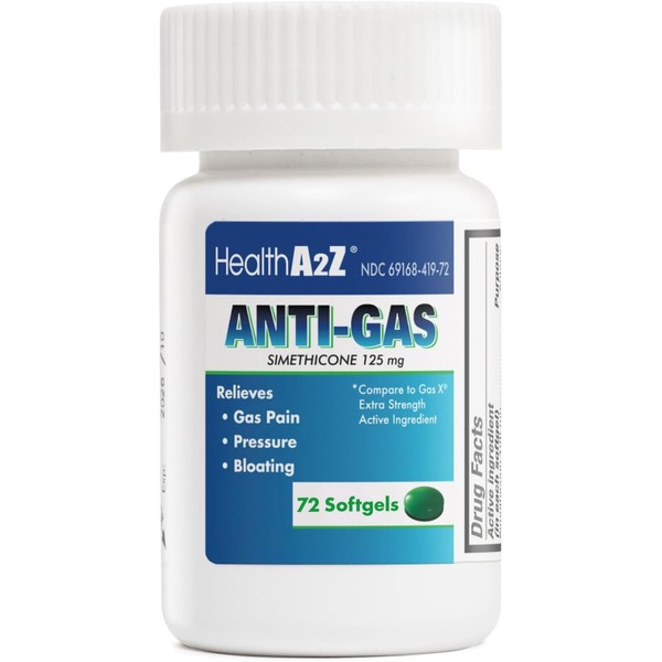 HealthA2Z HealthA2Z? Gas Relief Simethicone | 125mg | Relieves from