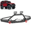 Metal Front Bumper with LED Light Accessory Fits for Axial