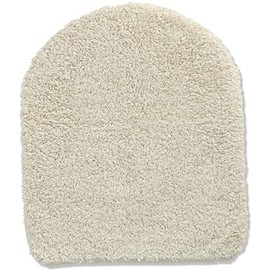 Toilet Axle Cover 40 x 45 cm Soft Velvet Soft Axle Cover, Seat Cover Water, Toilet Seat - Ecru