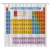 Duschvorhang Badewannen-Vorhang; Wasserdichter, Waschbarer Anti-Schimmel Badvorhang aus 100% Polyester für