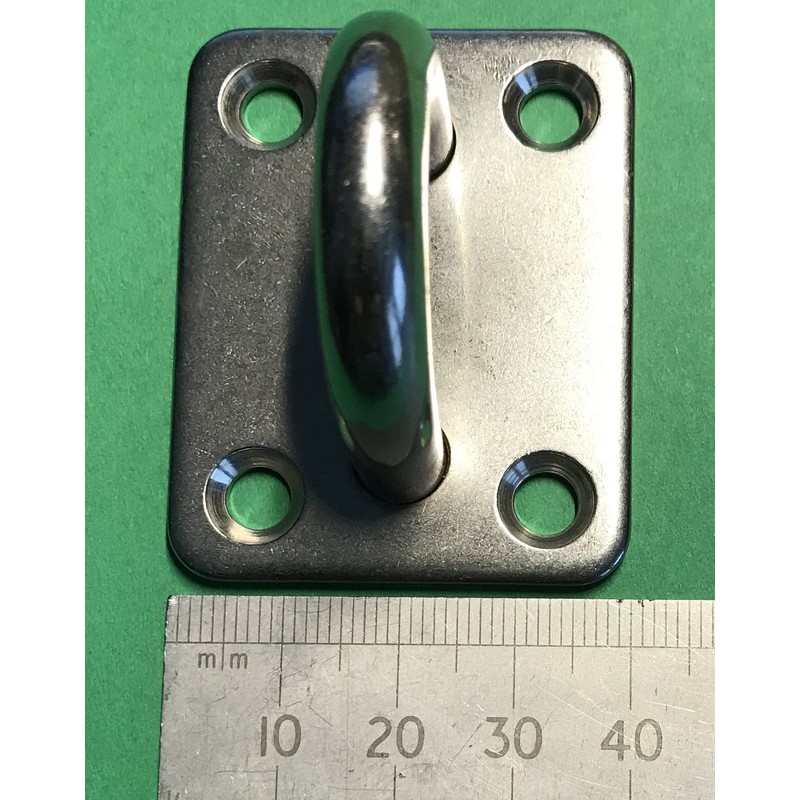 US Stainless Stainless Steel 316 Square Pad Eye 5/16" 8mm