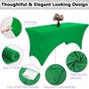 Zdada 6ft Stretch Table Cover Spandex Table Cloth Tight Fitted