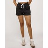 Real Essentials 3 Pack: Women's French Terry Square Pocket Shorts