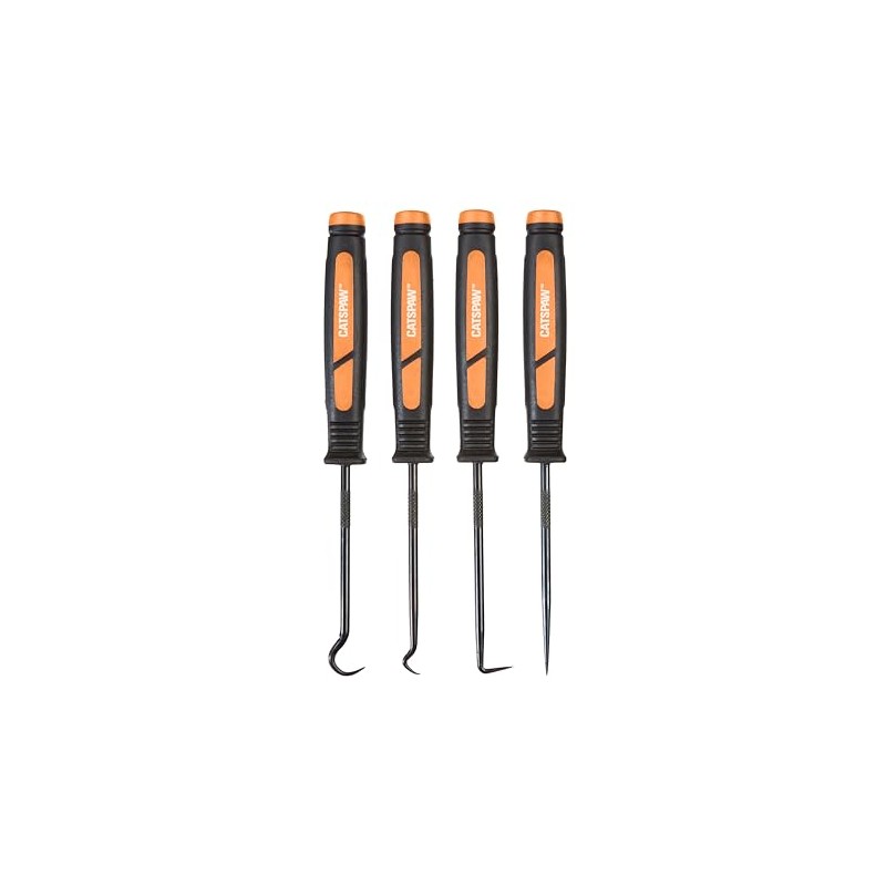 Mayhew Tools 60003 CatsPaw Mini Hook and Pick Set, Chrome-Vanadium,