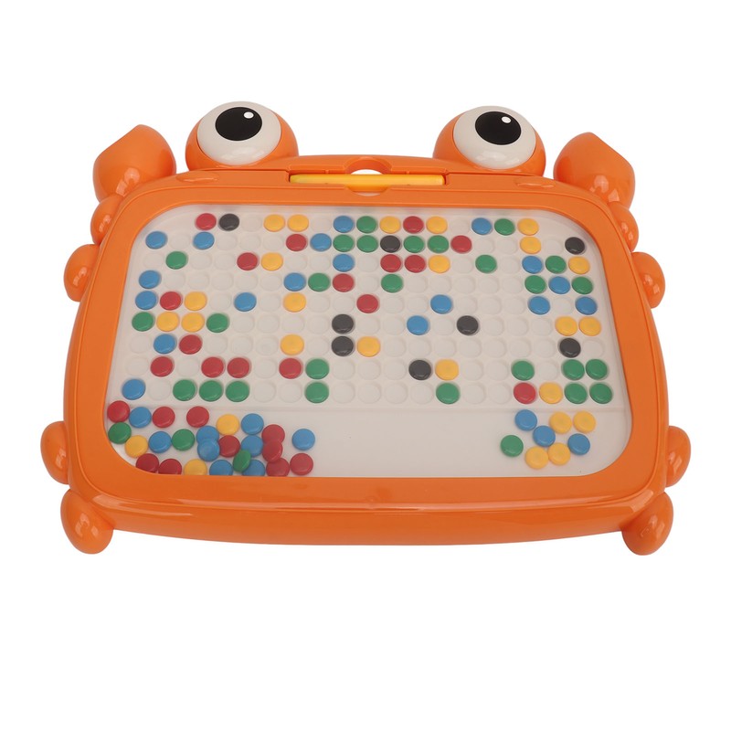 Magnetic Dot Drawing Board Cute Crab Shaped Doodle Board Educational