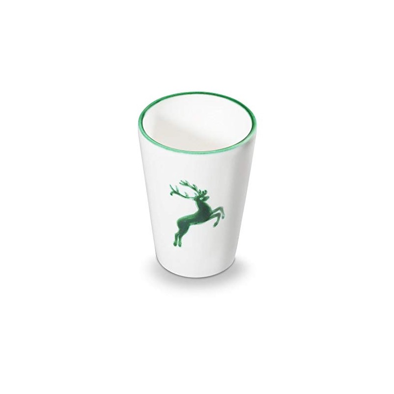GMUNDNER KERAMIK Drinking Cup Capacity: 0.28 Litres Green Deer Crockery