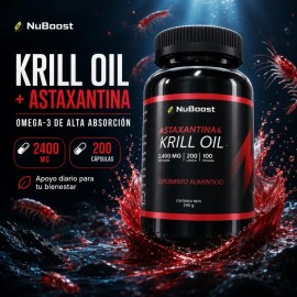 Suplemento De Krill Con Astaxantina Para Tu Día A Día