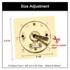 Pocket Door Lock,Privacy Door Hardware Suitable for Bathroom Bedroom etc