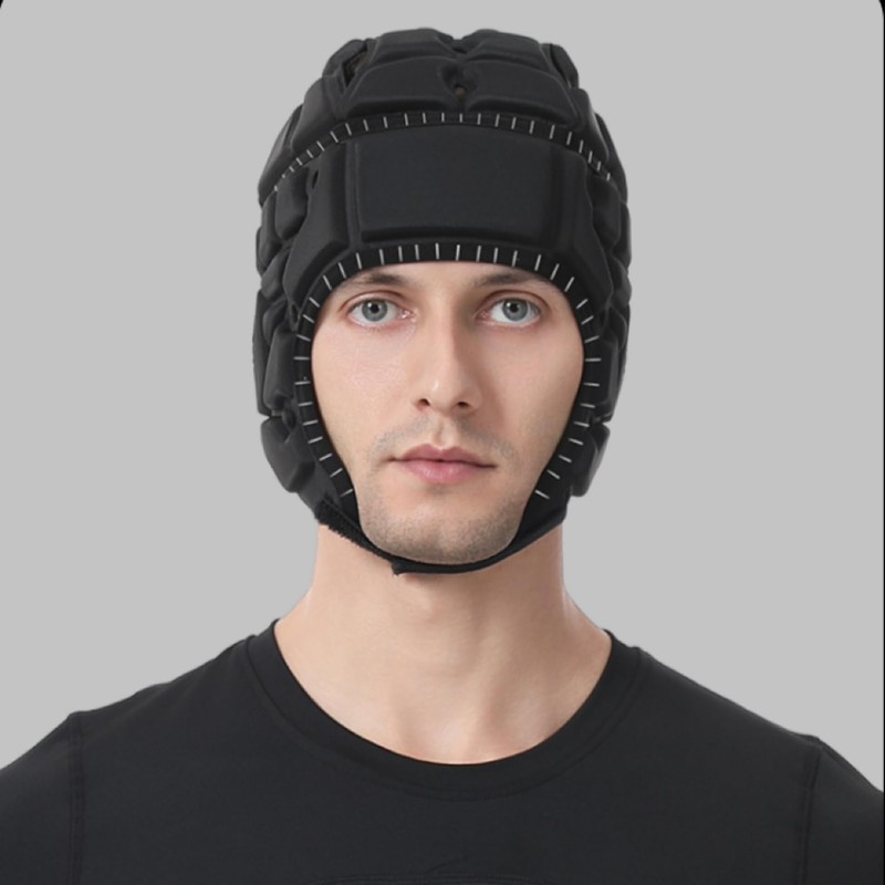Jormino Soft Shell Padded Helmet, 7v7 Flag Football Headguard with
