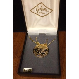 JoAnne Jewels Best Friends Necklace Set GP on 18" Chains