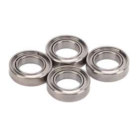4x7x1.8mm Easy Install Silver Stainless Steel Replacement Ball Bearings Smooth Surface for RC Car 1:14 Scale