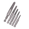 Bolts Remover, 5pcs Broken Screw Extractor Hex Shank Fine Teeth