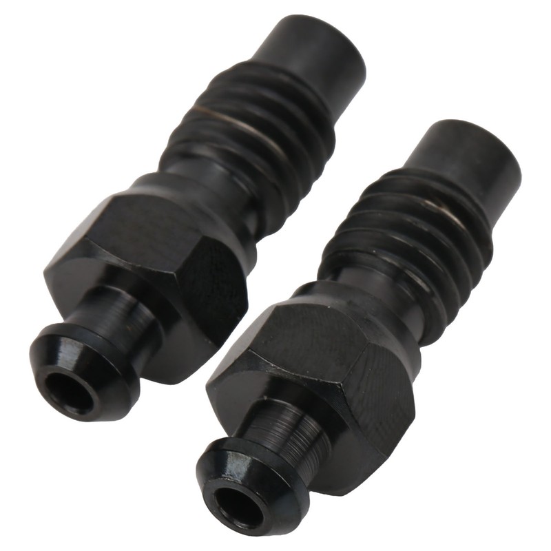 2Pcs Disc Brake Bleeder Screw Titanium Alloy M6 Rust Resistance
