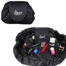 Love Urban Beauty Flat-Out Drawstring Cosmetic Bag with 10pc Assorted Makeup Set