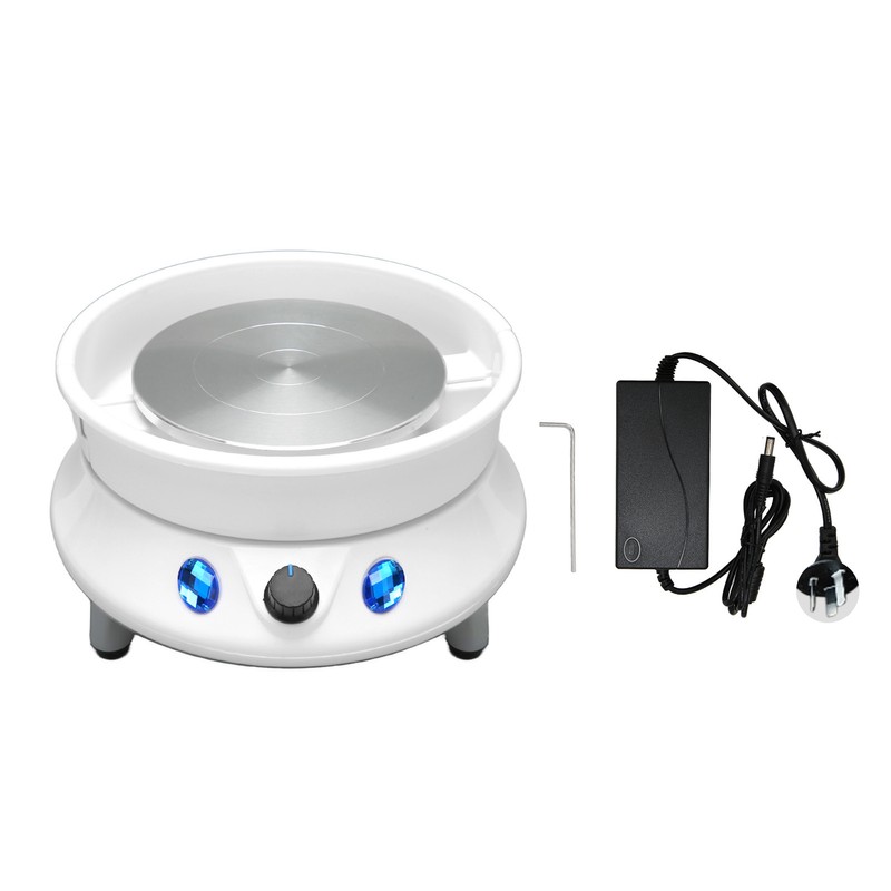 Pottery Wheel 5.9in Turntable 50/60Hz 200RPM Detachable Low Noise Stable