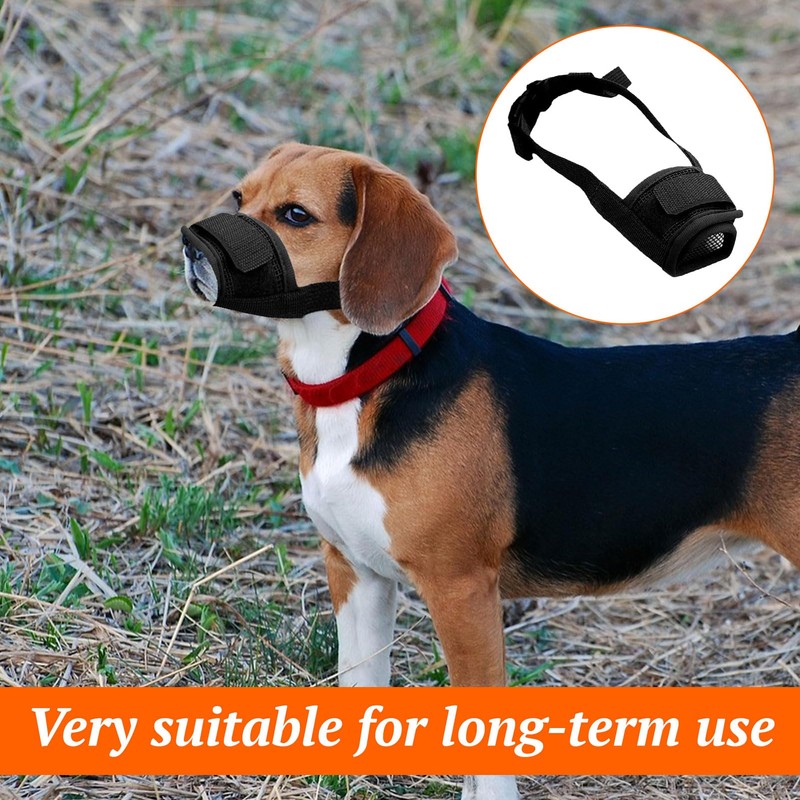 Dog Muzzle for Small Dog,1 PCS Soft Nylon Mesh Muzzle
