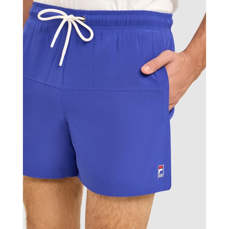 FILA Men's Levi Short, Royal Blue, Large